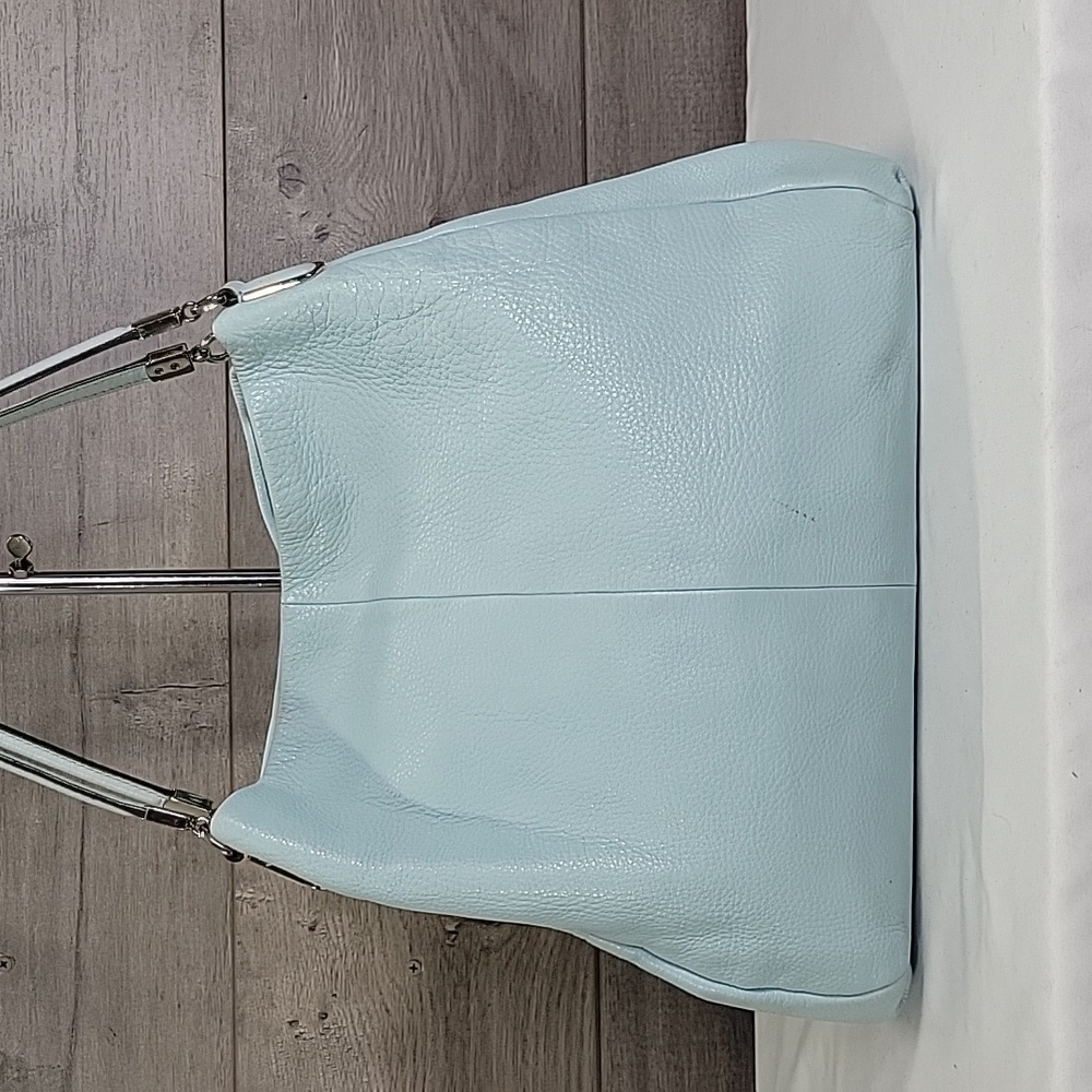 Coach Light Blue Shoulder Bag - Picture 2 of 15